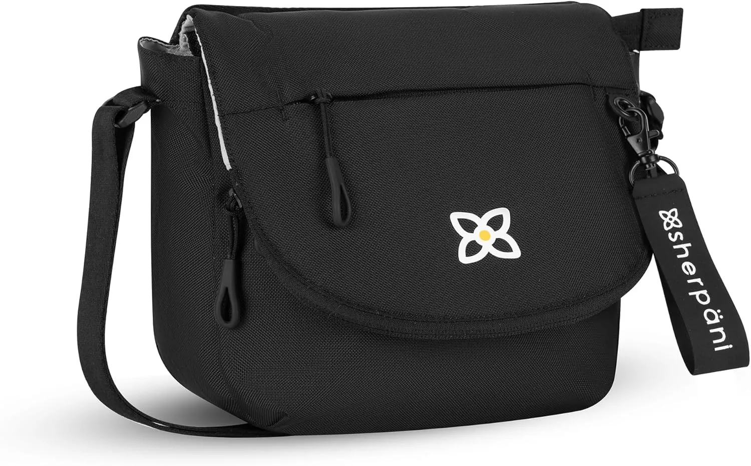 Sherpani Milli, Nylon Flap Crossbody Purse, Medium Shoulder Bag, Travel Crossbody Bags for Women, RFID Protection
