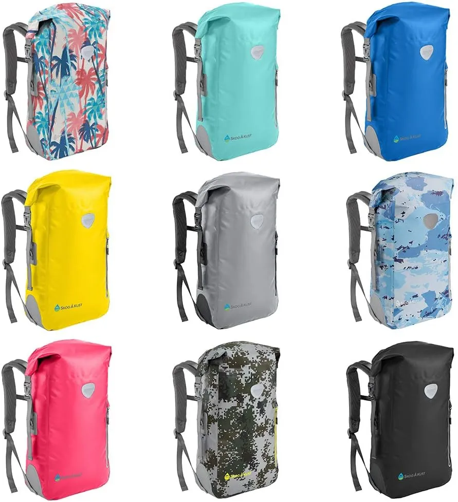 Skog  Kust BackSak Heavy Duty Waterproof Backpack - Gear Bag for Sports, Travel, & More - 25 & 35 Liter Sizes