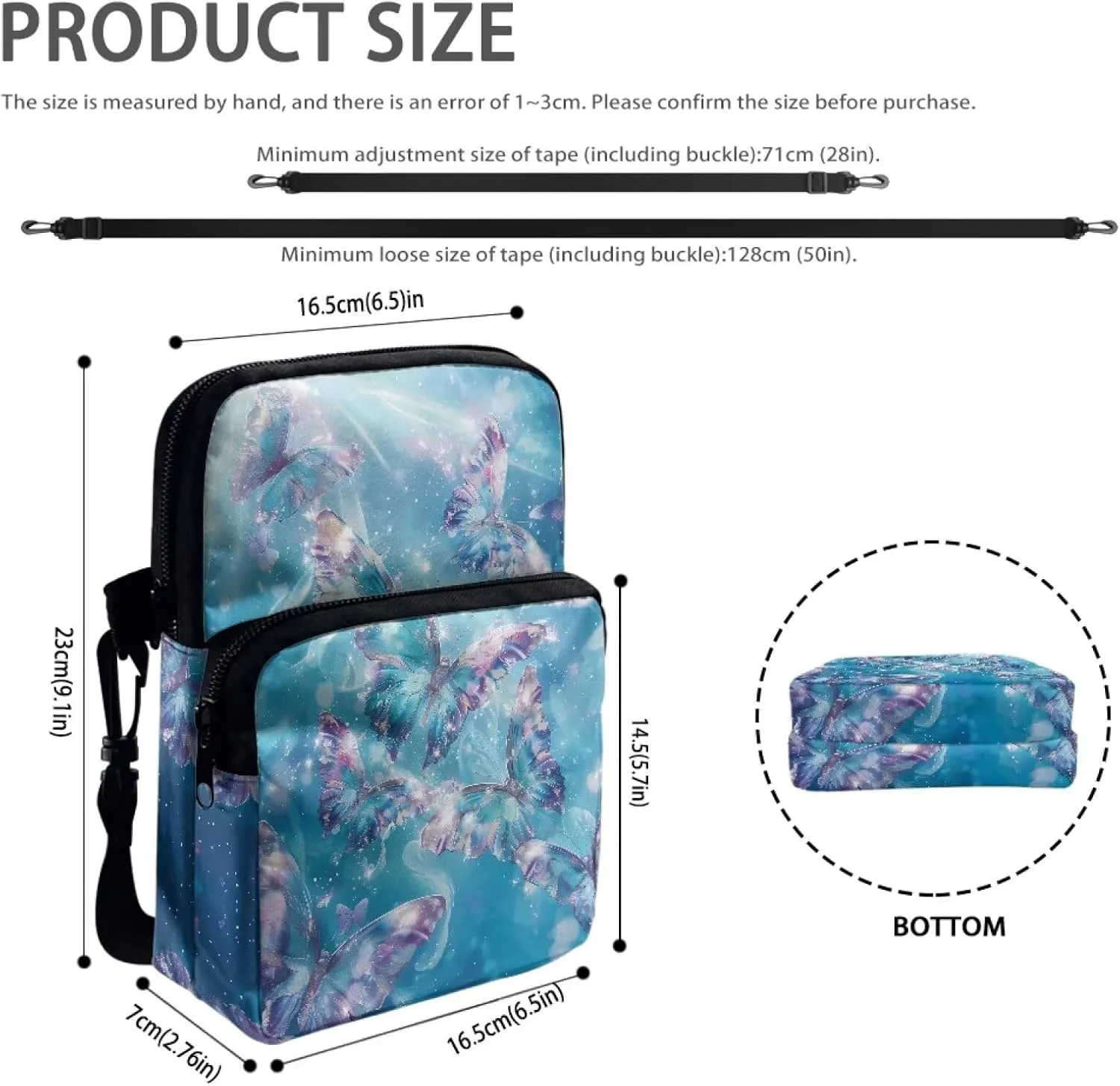 Small Small Messenger for Women Men Crossbody Bags Handbags Purses Fanny Pack Wallet Bag Coin Purse Backpack
