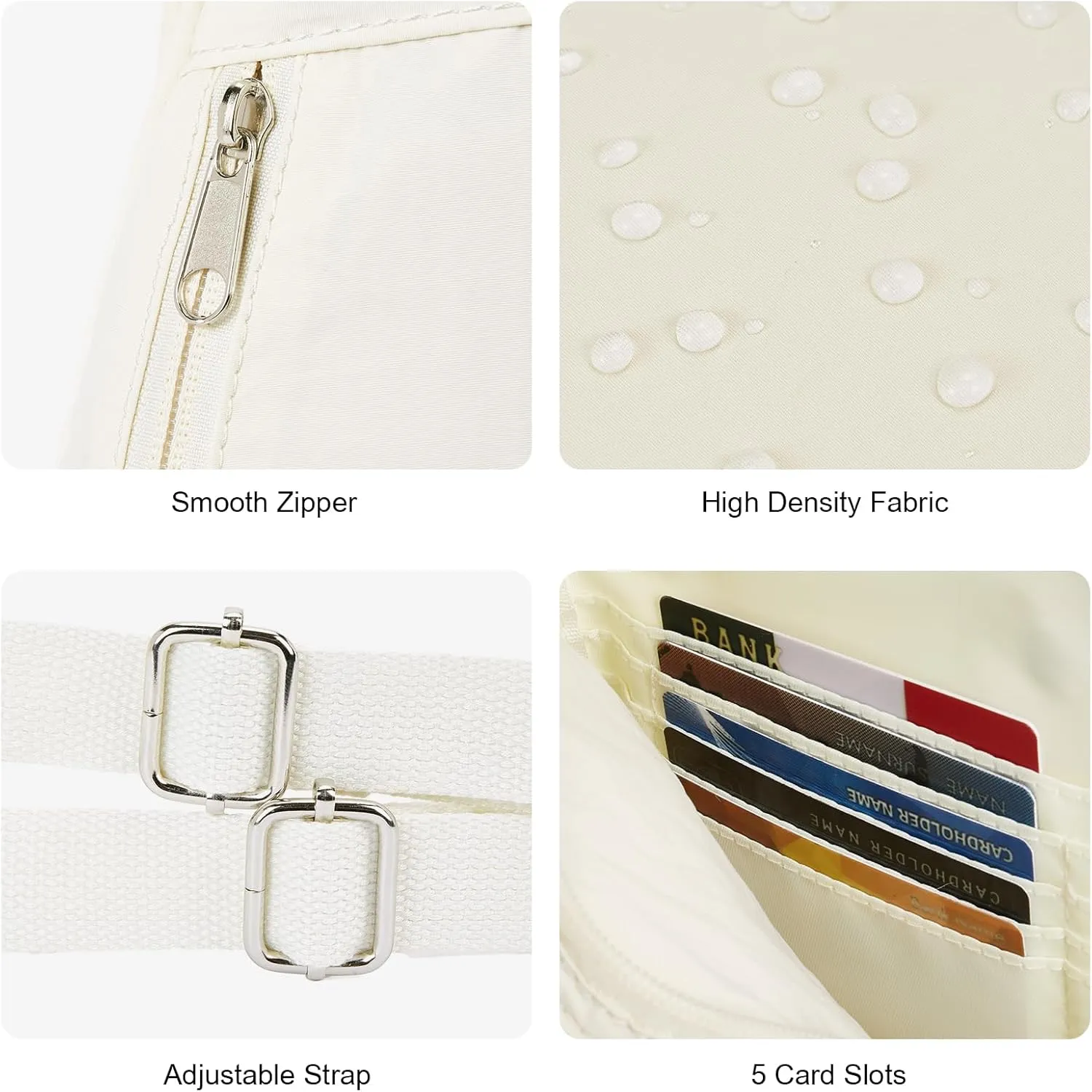 Telena Sling Bag Crossbody Backpack for Women Men 2 in 1 Lightweight Chest Bag Casual Daypack Backpacks for Travel Hiking Beige
