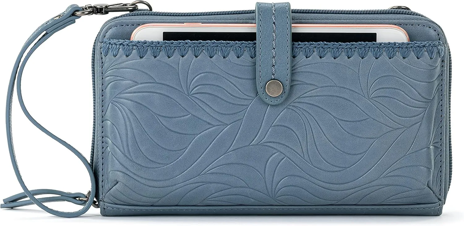 The Sak Iris Smartphone Crossbody Purse - Women's Cellphone Bag & Wallet For Everyday - Convertible Wristlet With Zipper