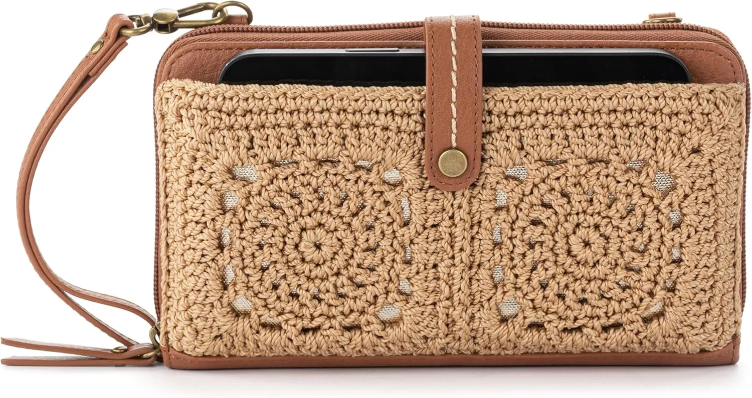 The Sak Iris Smartphone Crossbody Purse - Women's Cellphone Bag & Wallet For Everyday - Convertible Wristlet With Zipper