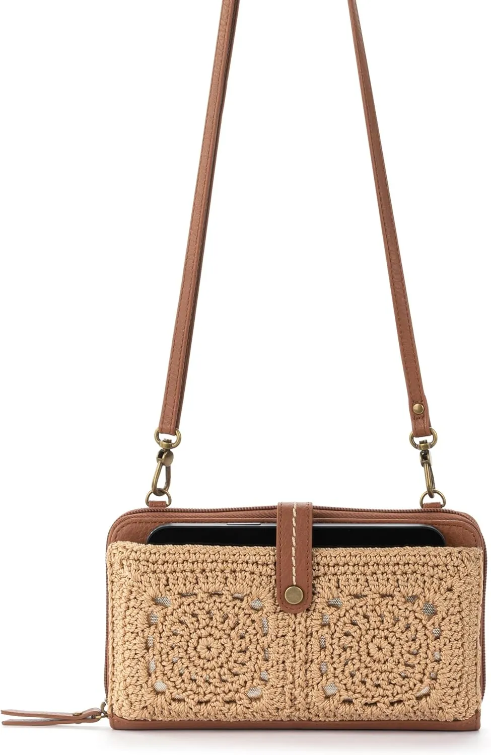 The Sak Iris Smartphone Crossbody Purse - Women's Cellphone Bag & Wallet For Everyday - Convertible Wristlet With Zipper