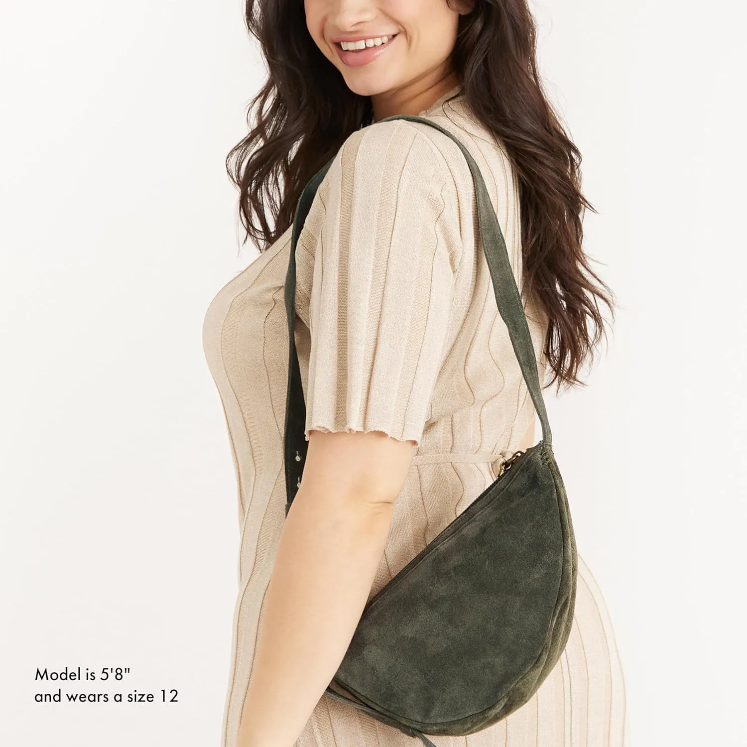 The Sak Tess Sling Purse - Small Woman's Crossbody Bag For Everyday & Travel - Handbag With Zipper Closure & Adjustable Strap