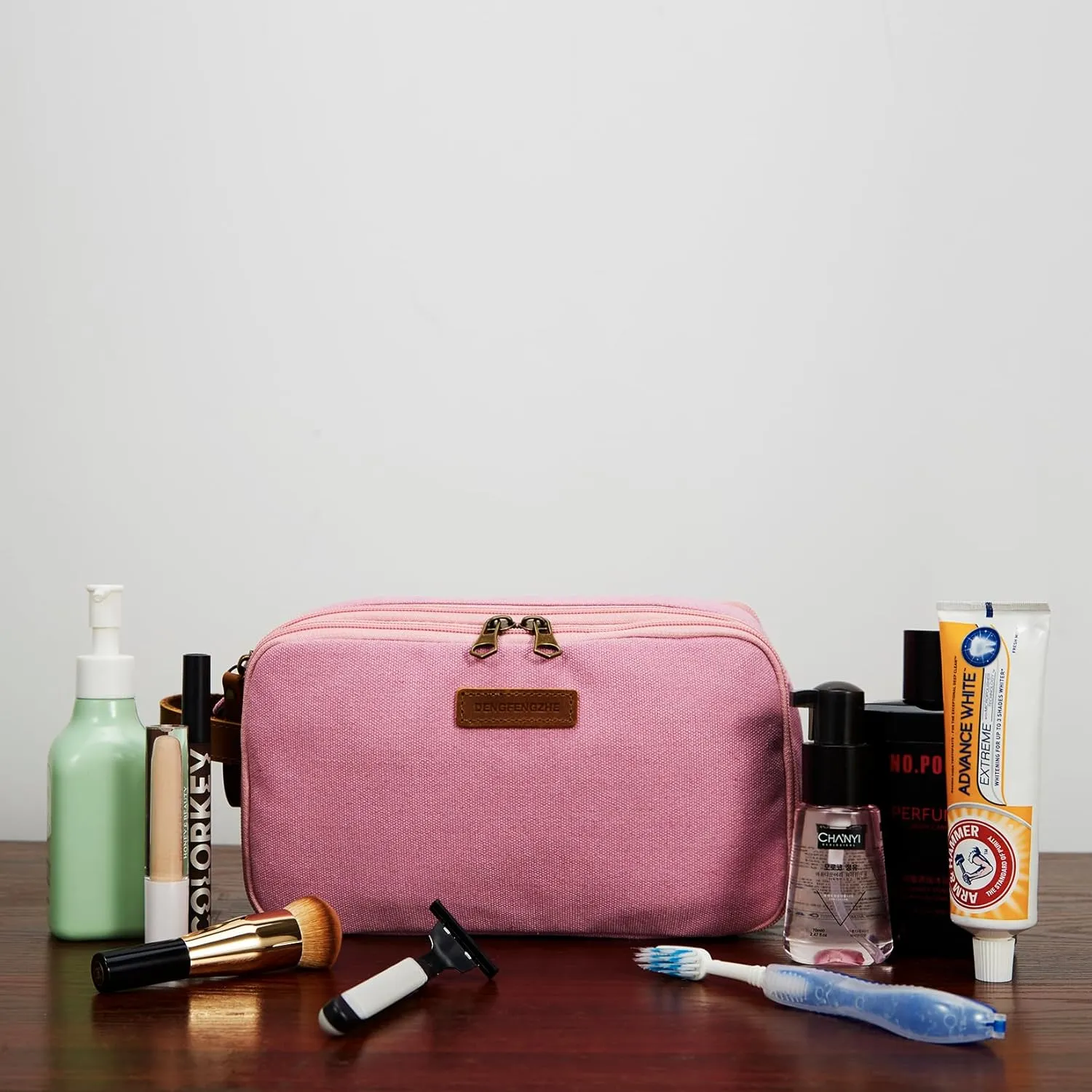 Toiletry Bag for Women, Cosmetic Makeup Bag Organizer Travel Bag for Toiletries, Dopp Kit Large Capacity Water Resistant Shaving Bag for Accessories