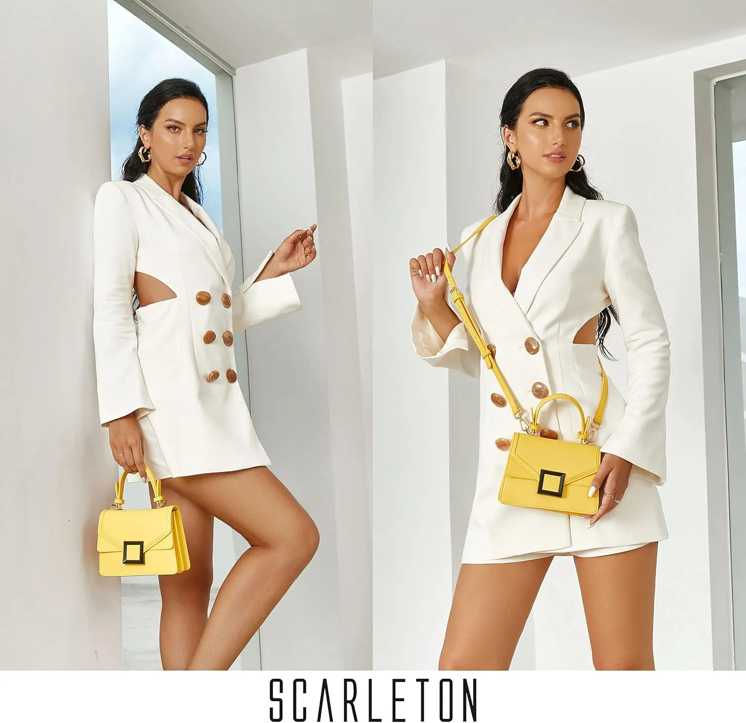 Top Handle Satchel Handbag H2086