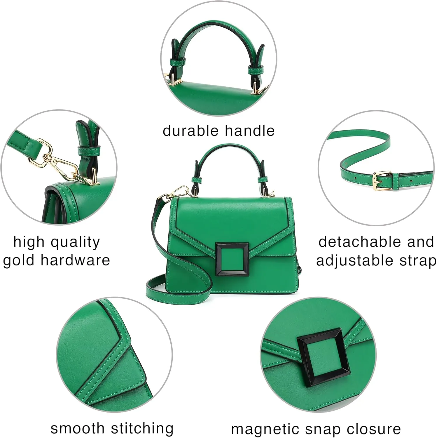 Top Handle Satchel Handbag H2086