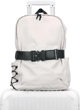 Travel Belt for Luggage Over Handle - Heavy-Duty Adjustable Luaggage Strap for Add a Bag to Carry On Suitcase - Hands-Free for Airport Trip(Storage Bag Included)