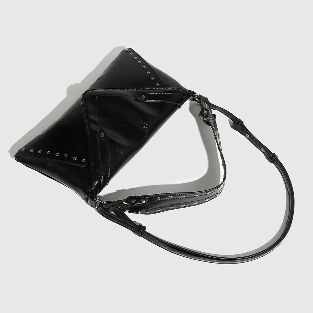 Trendy Studded Clutch Bag For Women Vegan Leather Envelope Purse Elegant Womens Shoulder Bag Y2K Punk Purse Work 2025