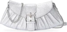 VX VONXURY Leather Clutch Purses for Women Convertible Crossbody Purses with Detachable Strap Handbag for Wedding Party