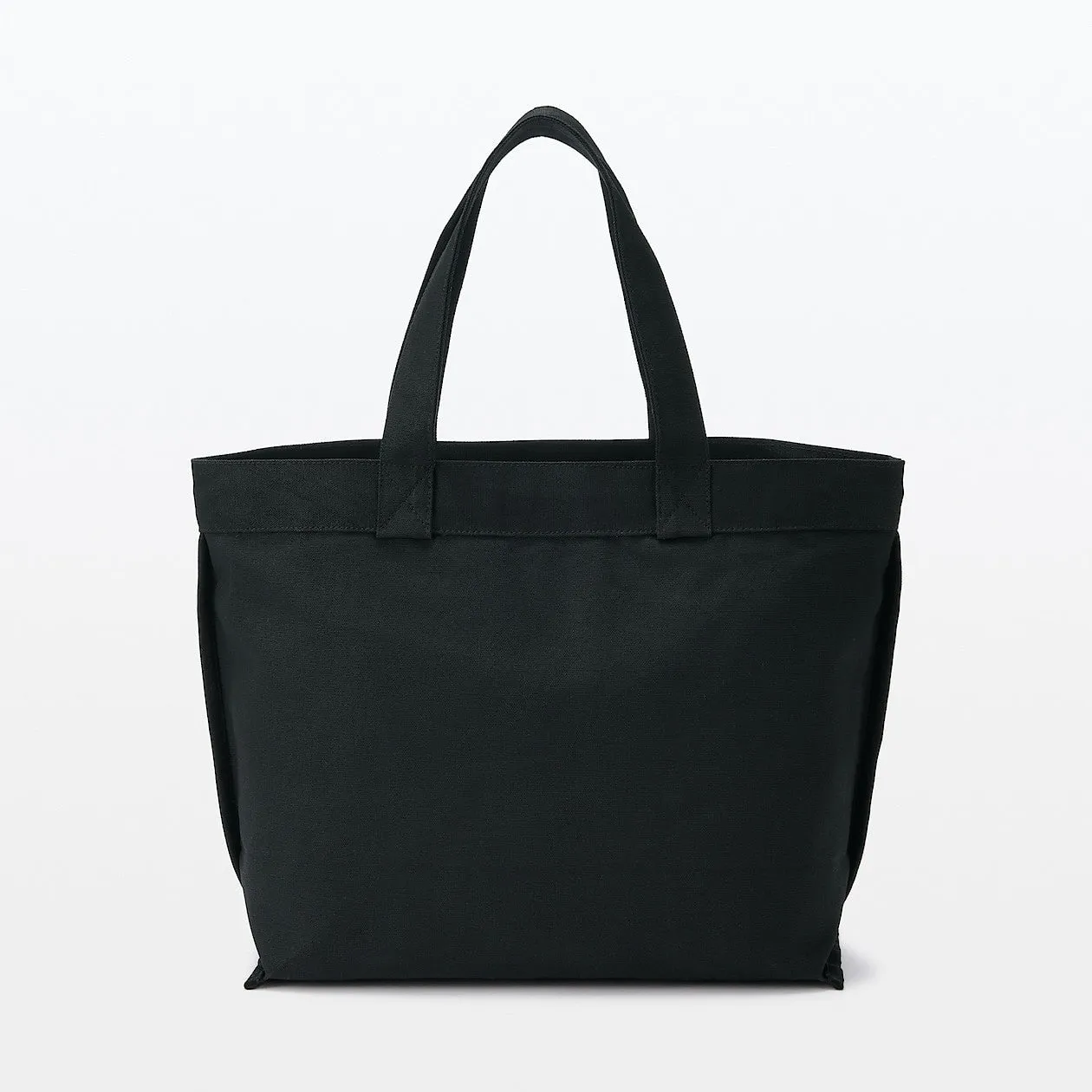 Wide Canvas Tote Bag