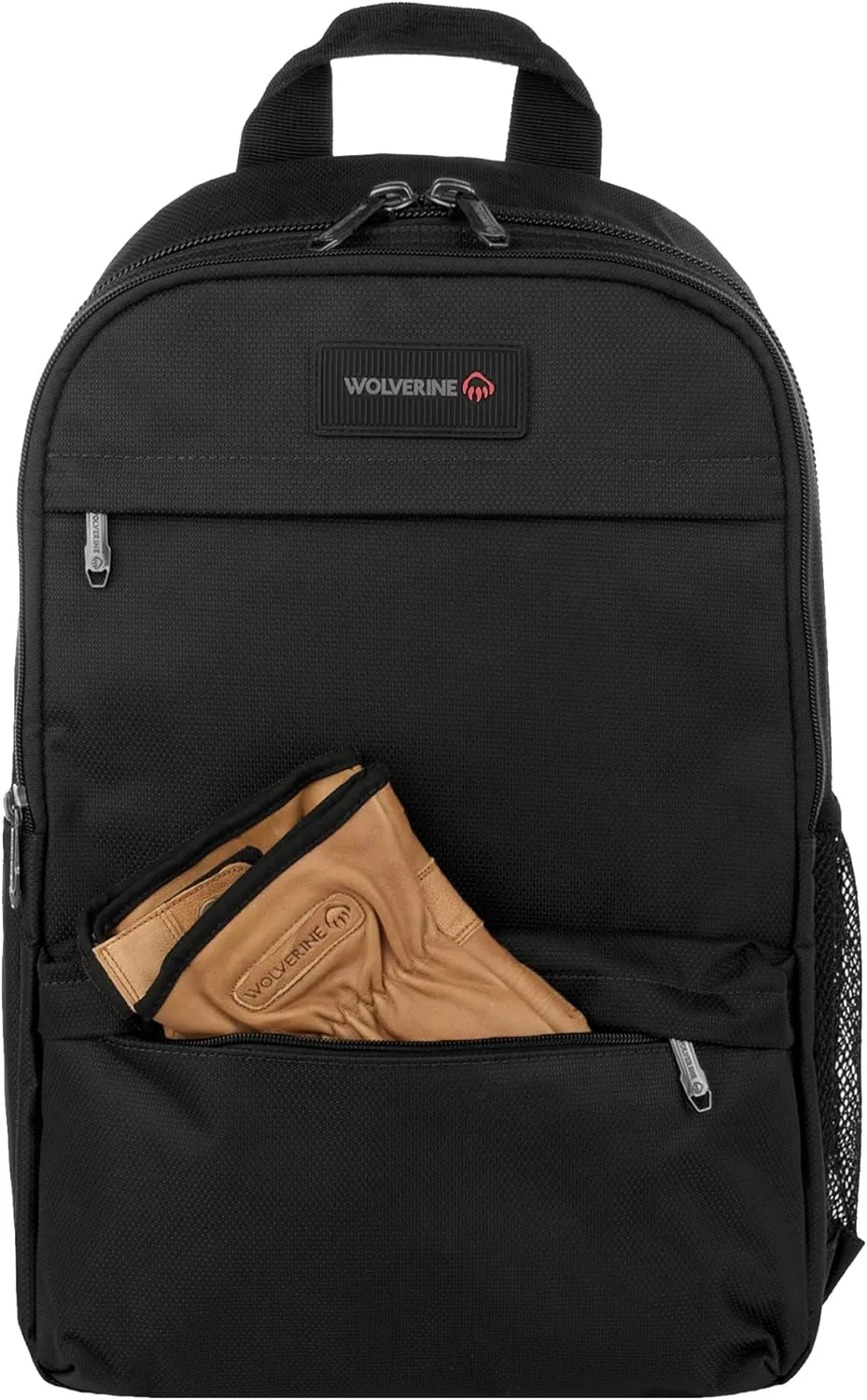 WOLVERINE Lightweight, Water Resistant Rugged Laptop Backpack for Travel or Work, Slimline-Black, 27L