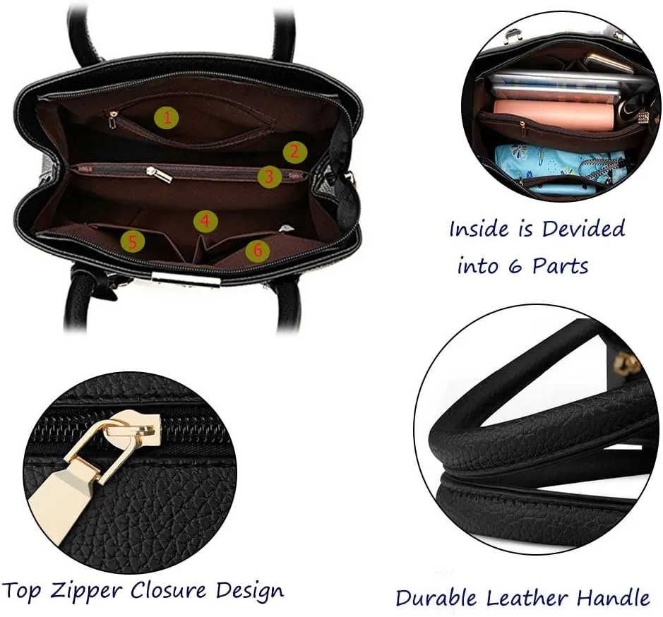 Women Classy Satchel Handbag Tote Purse Handle Bag Shoulder Bag