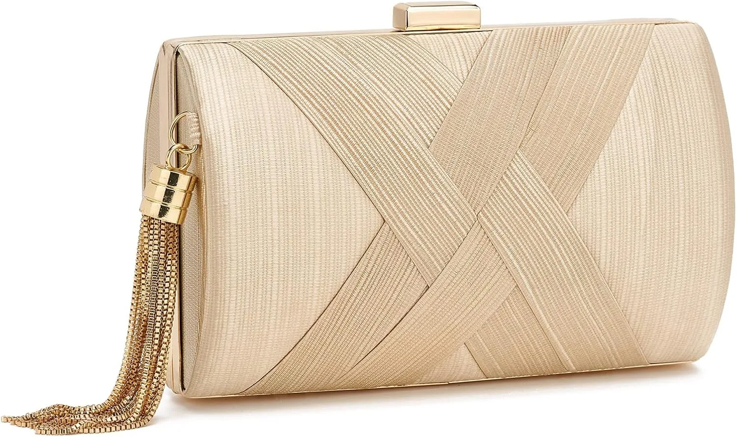 Women Clutch Bag Evening bag Fringed Evening Handbag,Lady Party Wedding Clutch Purse Chain Shoulder Cross Body Bag