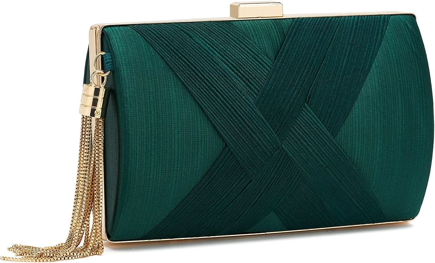 Women Clutch Bag Evening bag Fringed Evening Handbag,Lady Party Wedding Clutch Purse Chain Shoulder Cross Body Bag