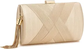 Women Clutch Bag Evening bag Fringed Evening Handbag,Lady Party Wedding Clutch Purse Chain Shoulder Cross Body Bag