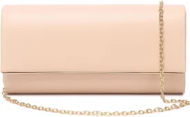 Women Evening Bag Vegan Leather Clutch Purse Shoulder Crossbody Envelope Bag for Party Wedding Prom Bridal