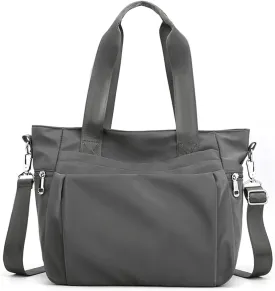 Women Nylon Tote Bag Water resistant Multi-function Shoulder Handbag Light Travel Messenger Bags