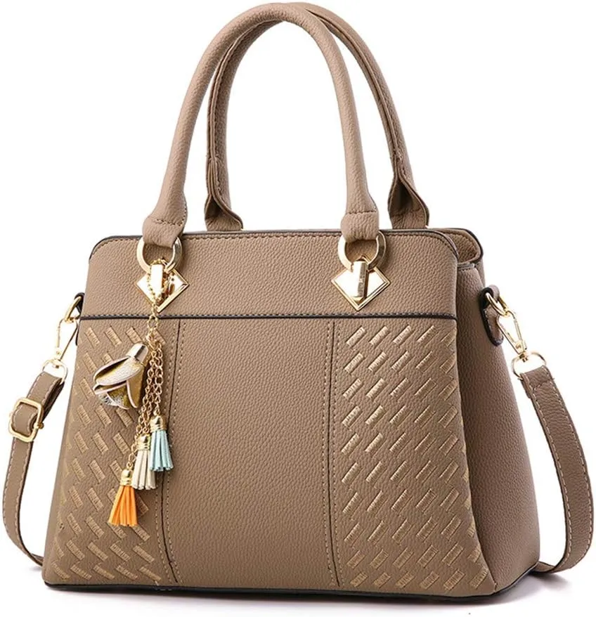 Women Purses Satchel Handbags Ladies Designer Top Handle Tote Bag PU Leather Bag