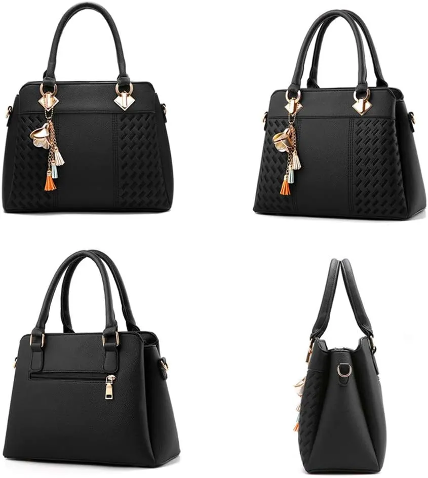 Women Purses Satchel Handbags Ladies Designer Top Handle Tote Bag PU Leather Bag