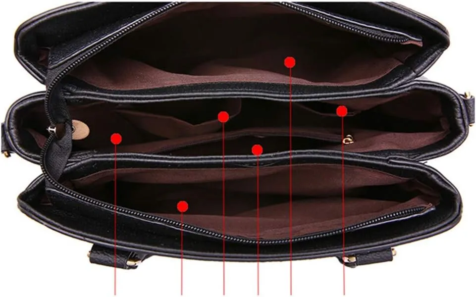 Women Purses Satchel Handbags Ladies Designer Top Handle Tote Bag PU Leather Bag