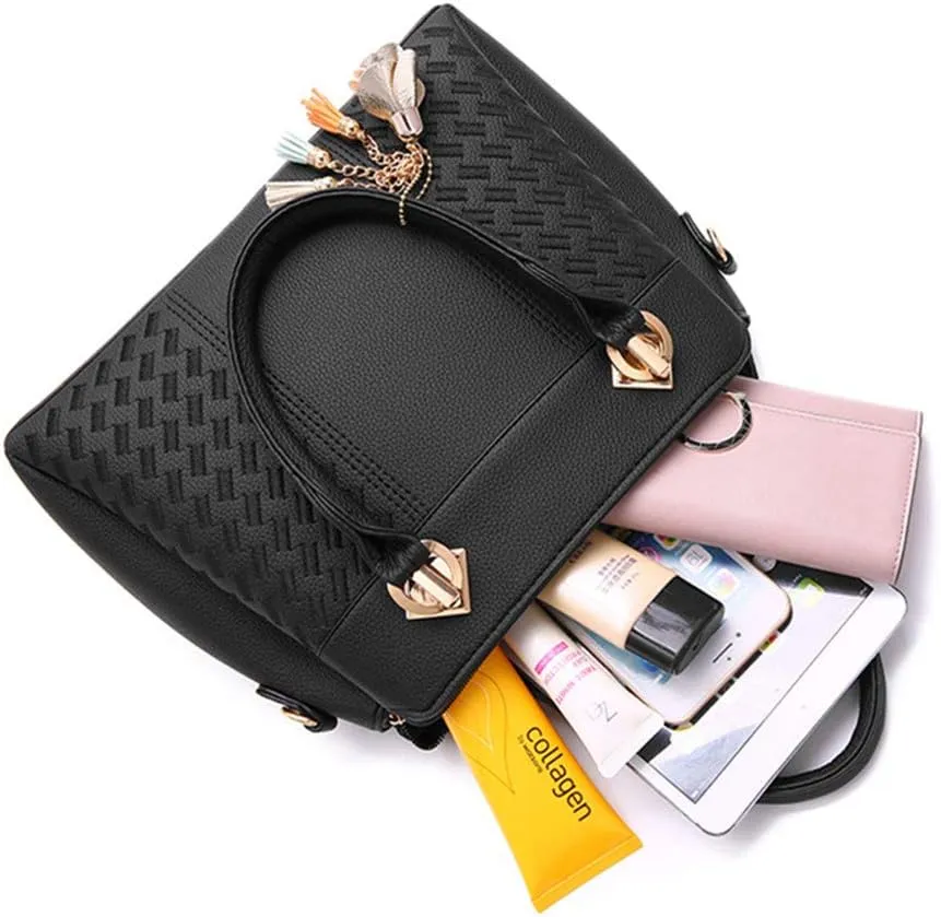 Women Purses Satchel Handbags Ladies Designer Top Handle Tote Bag PU Leather Bag