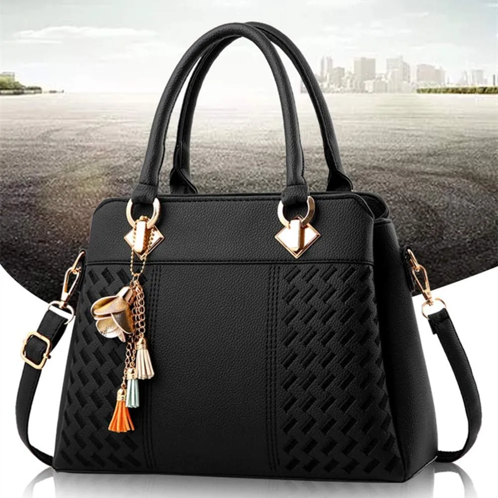 Women Purses Satchel Handbags Ladies Designer Top Handle Tote Bag PU Leather Bag
