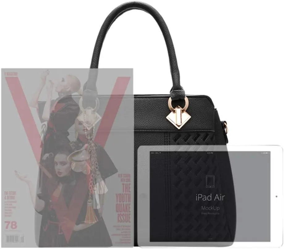 Women Purses Satchel Handbags Ladies Designer Top Handle Tote Bag PU Leather Bag