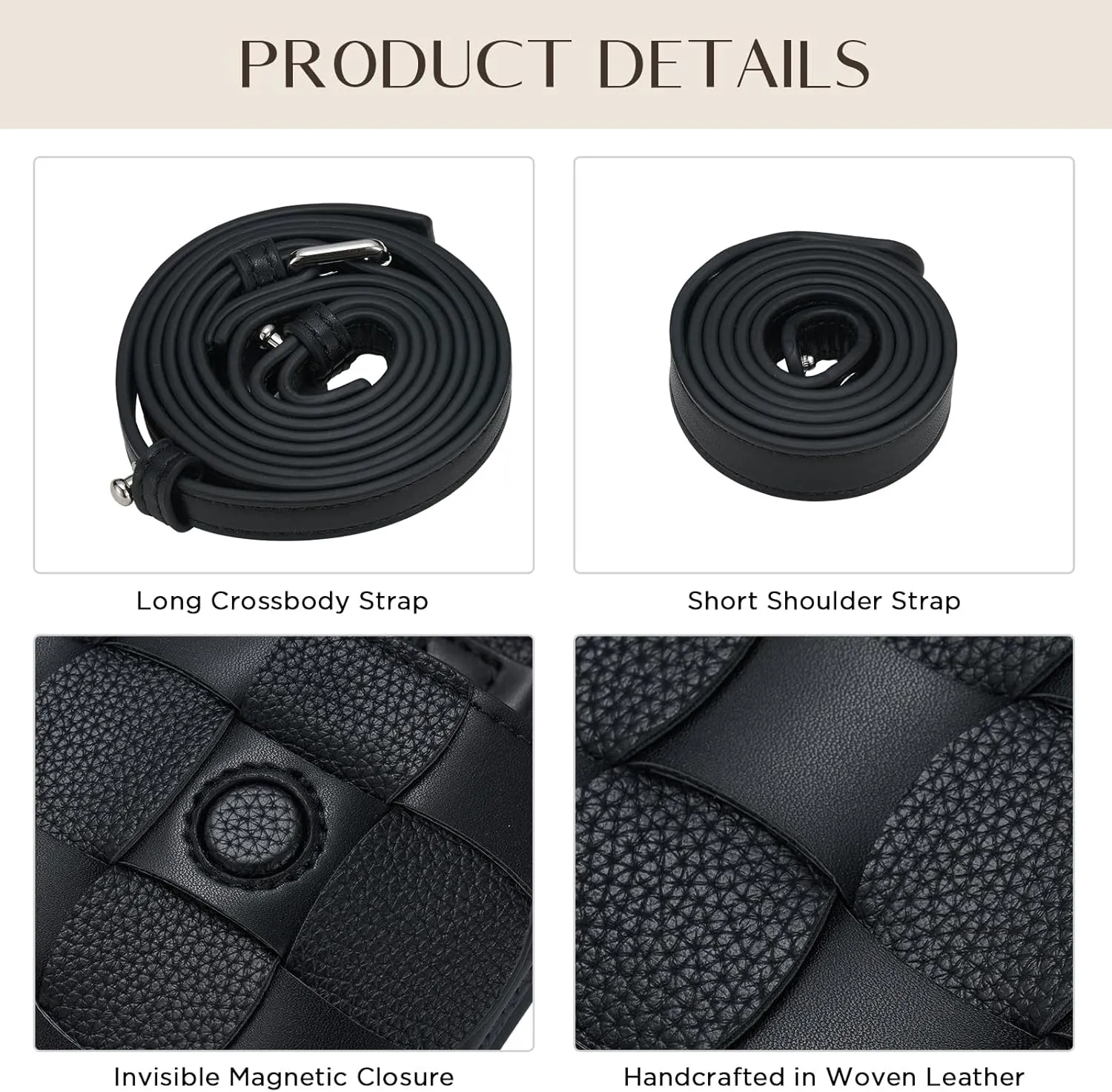 Woven Evening Clutch Purses for Women, PU Crossbody Shoulder Purse Handbag for Evening, Formal Events, Wedding, Party