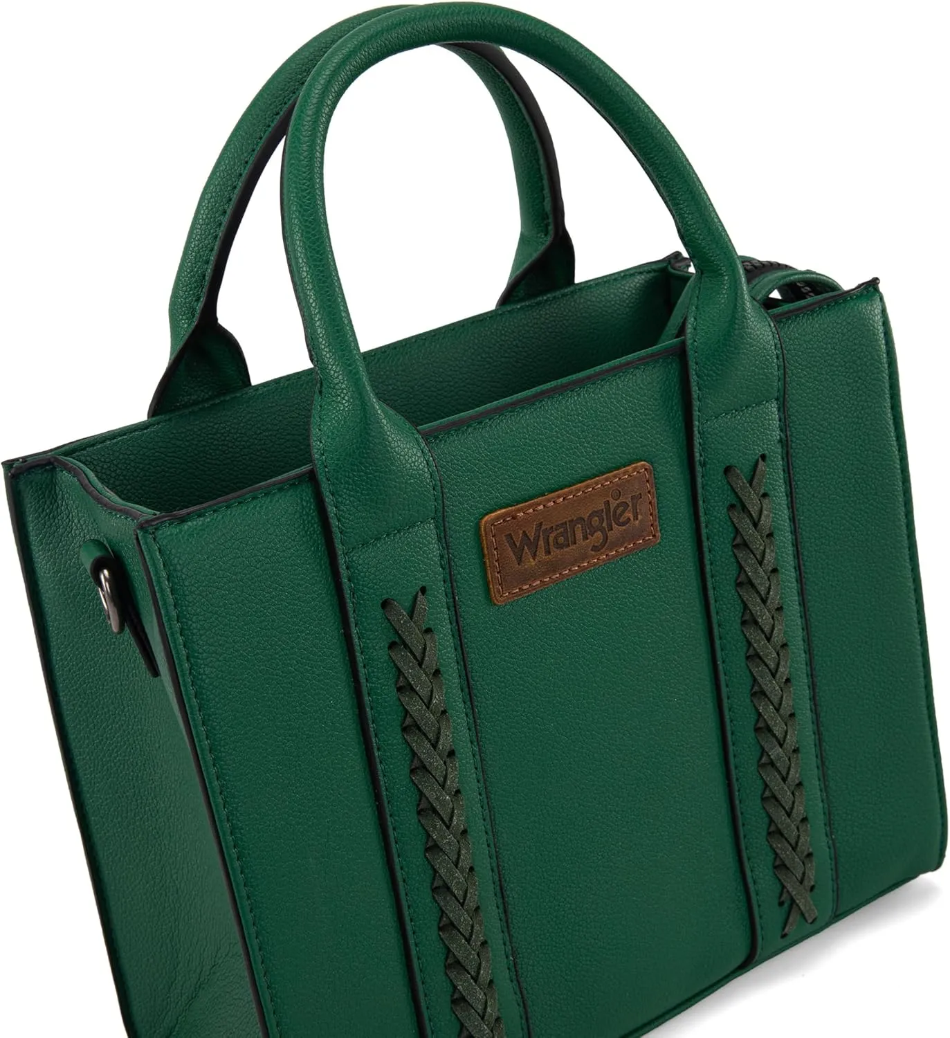 Wrangler Medium Tote Bag for Women Designer Satchel Handbags Top-handle Purses with Strap